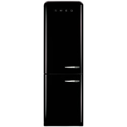 Smeg FAB32LNN Fridge Freezer, A++ Energy Rating, Left-Hand Hinge, 60cm Wide, Black